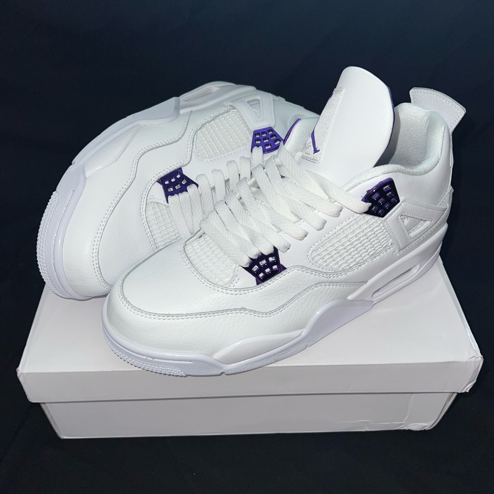 Jordan 4 metallic purple